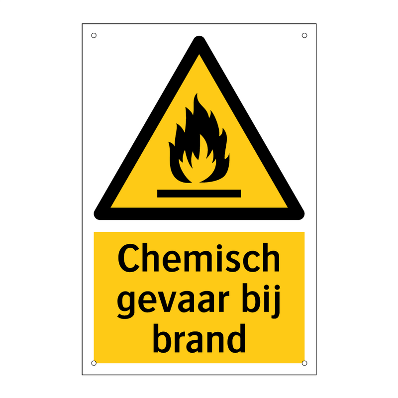 Chemisch gevaar bij brand