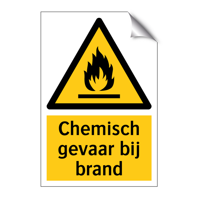 Chemisch gevaar bij brand