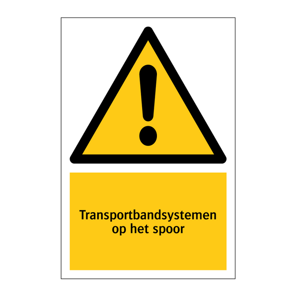 Transportbandsystemen op het spoor