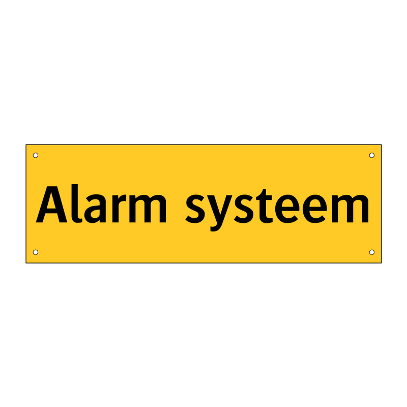 Alarm systeem