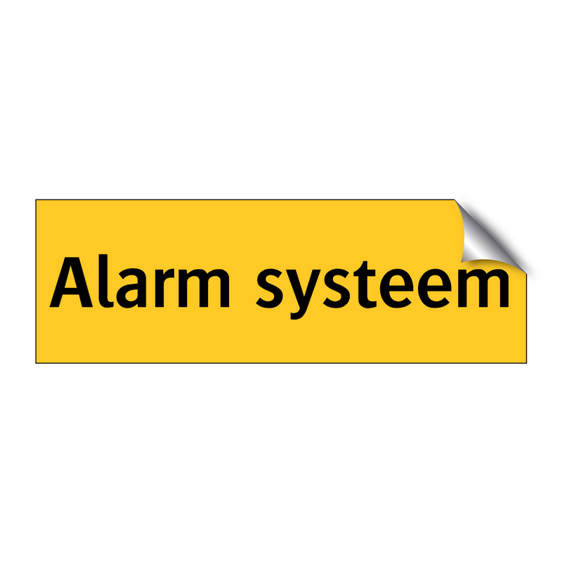 Alarm systeem