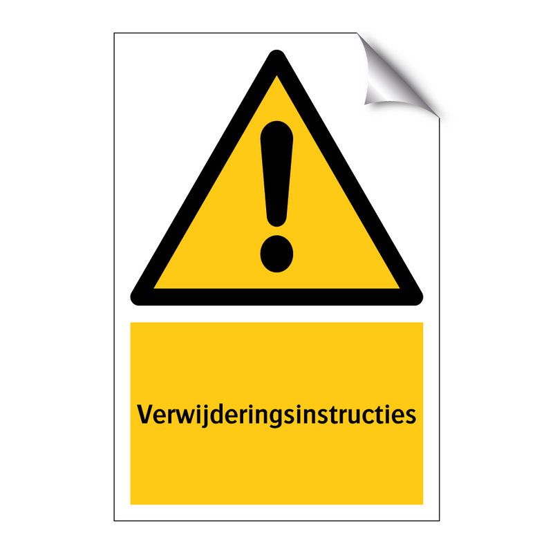 Verwijderingsinstructies