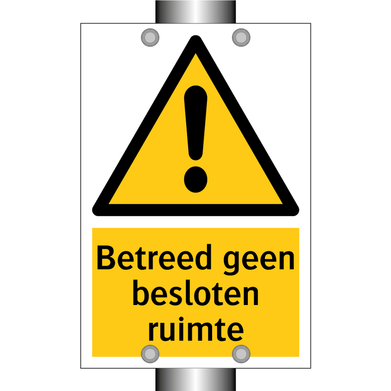 Betreed geen besloten ruimte