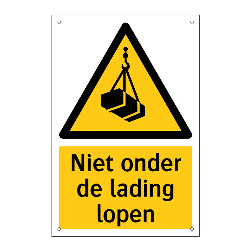 Niet onder de lading lopen