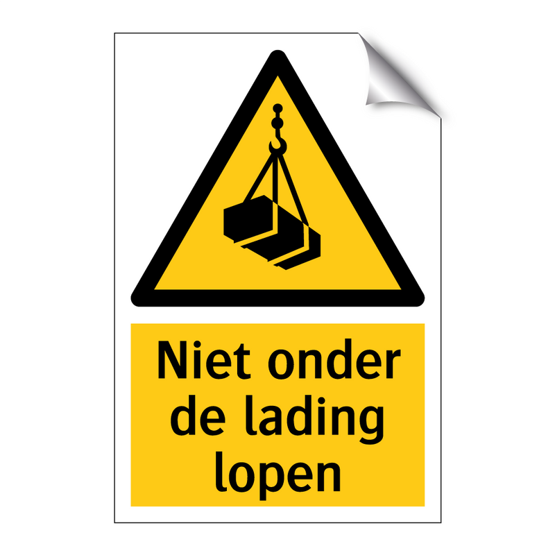 Niet onder de lading lopen