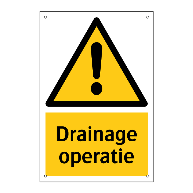 Drainage operatie