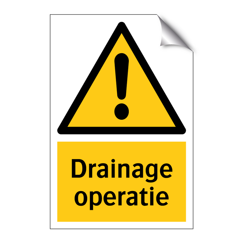 Drainage operatie