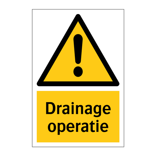 Drainage operatie