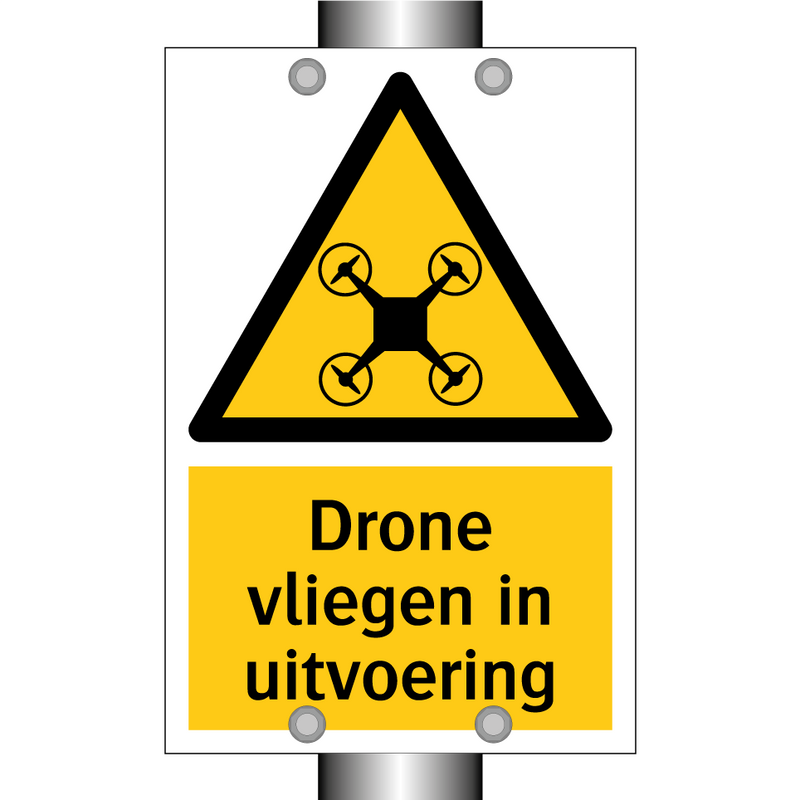 Drone vliegen in uitvoering