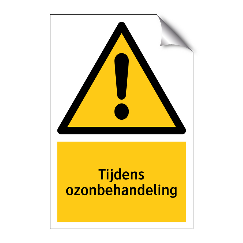 Tijdens ozonbehandeling