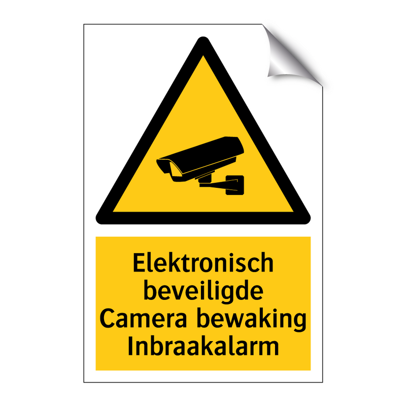 Elektronisch beveiligde Camera bewaking Inbraakalarm