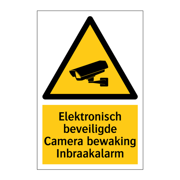 Elektronisch beveiligde Camera bewaking Inbraakalarm