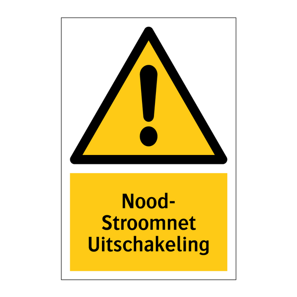 Nood- Stroomnet Uitschakeling