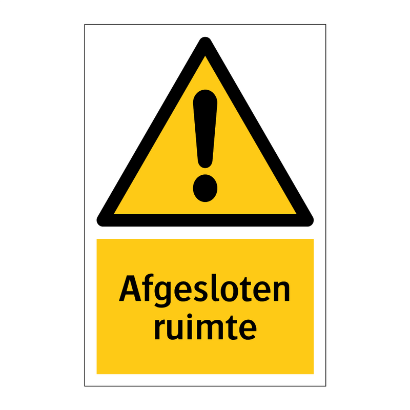 Afgesloten ruimte