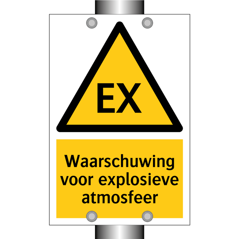 Waarschuwing voor explosieve atmosfeer