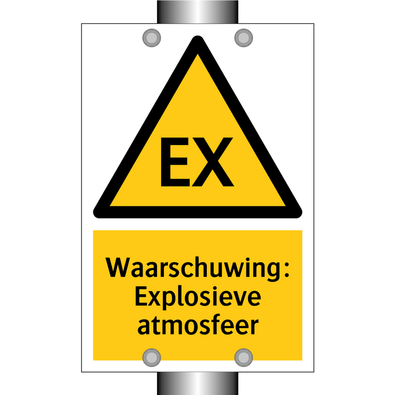 Waarschuwing: Explosieve atmosfeer