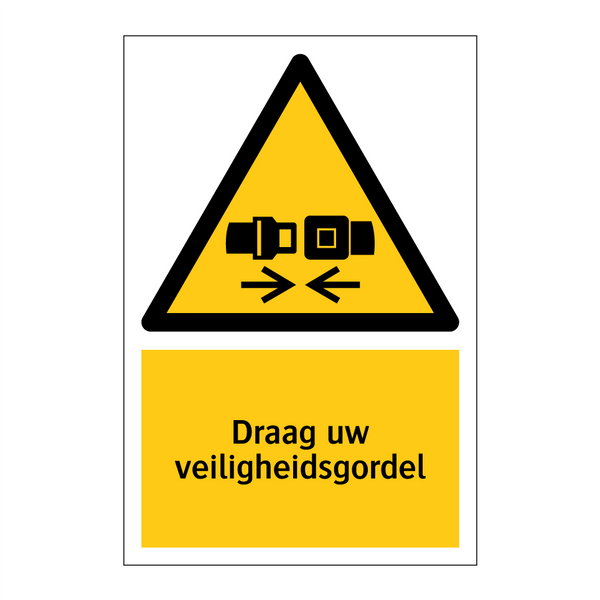 Draag uw veiligheidsgordel