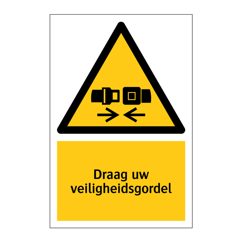 Draag uw veiligheidsgordel