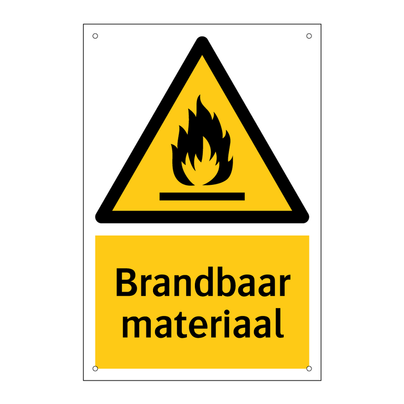 Brandbaar materiaal