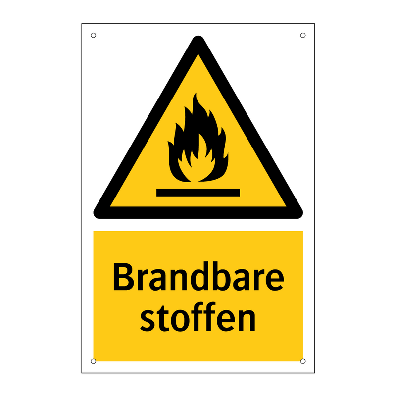 Brandbare stoffen