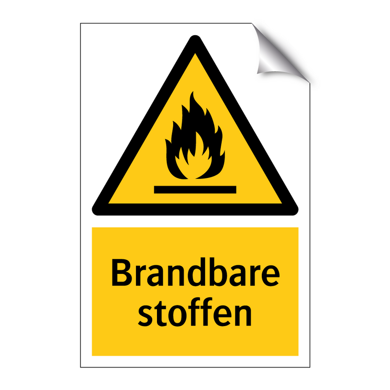 Brandbare stoffen