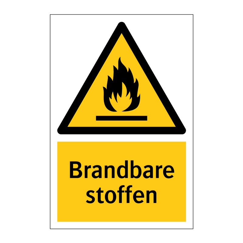 Brandbare stoffen