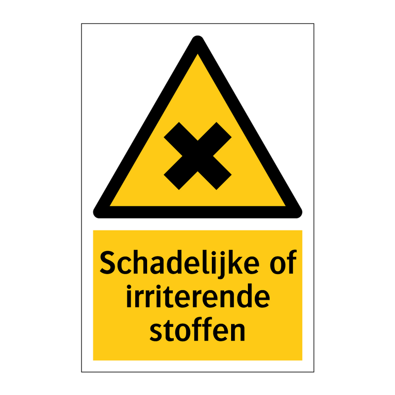 Schadelijke of irriterende stoffen