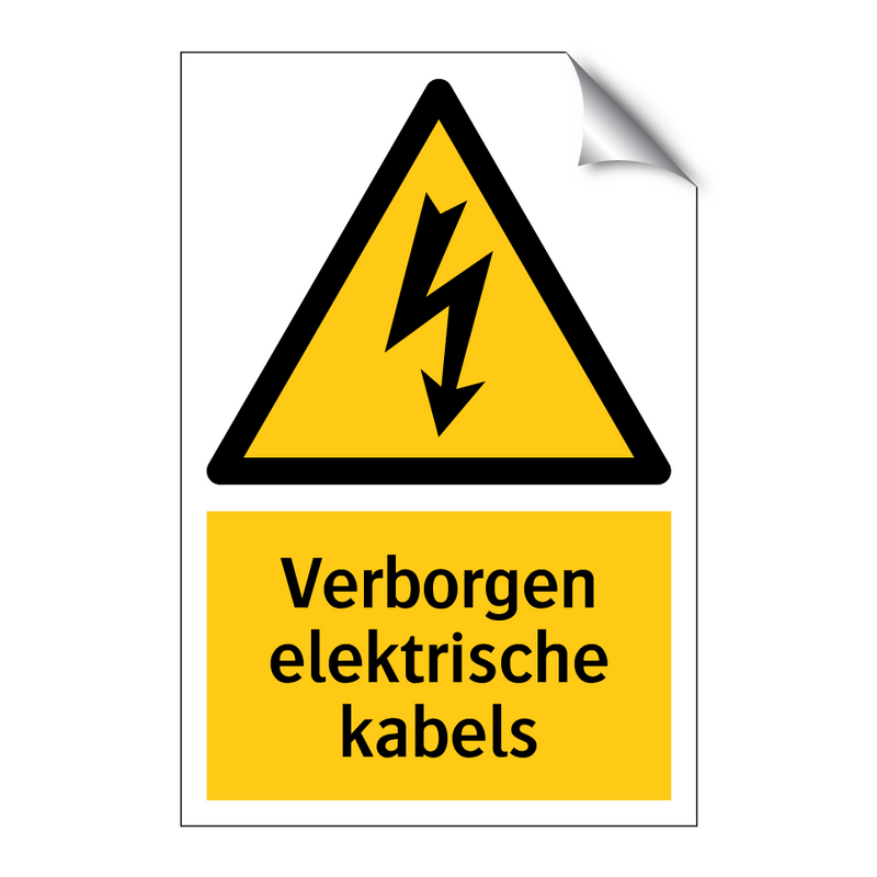 Verborgen elektrische kabels