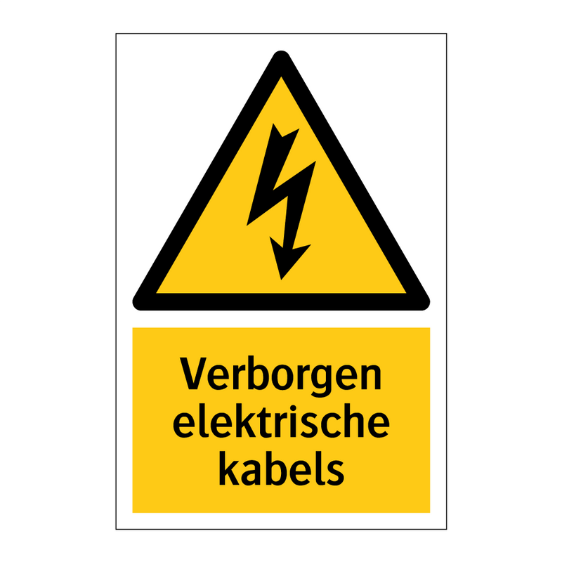 Verborgen elektrische kabels