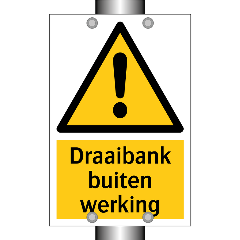 Draaibank buiten werking