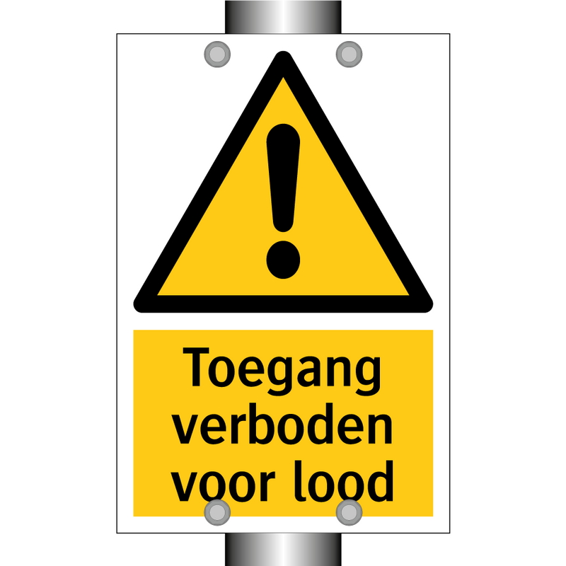 Toegang verboden voor lood