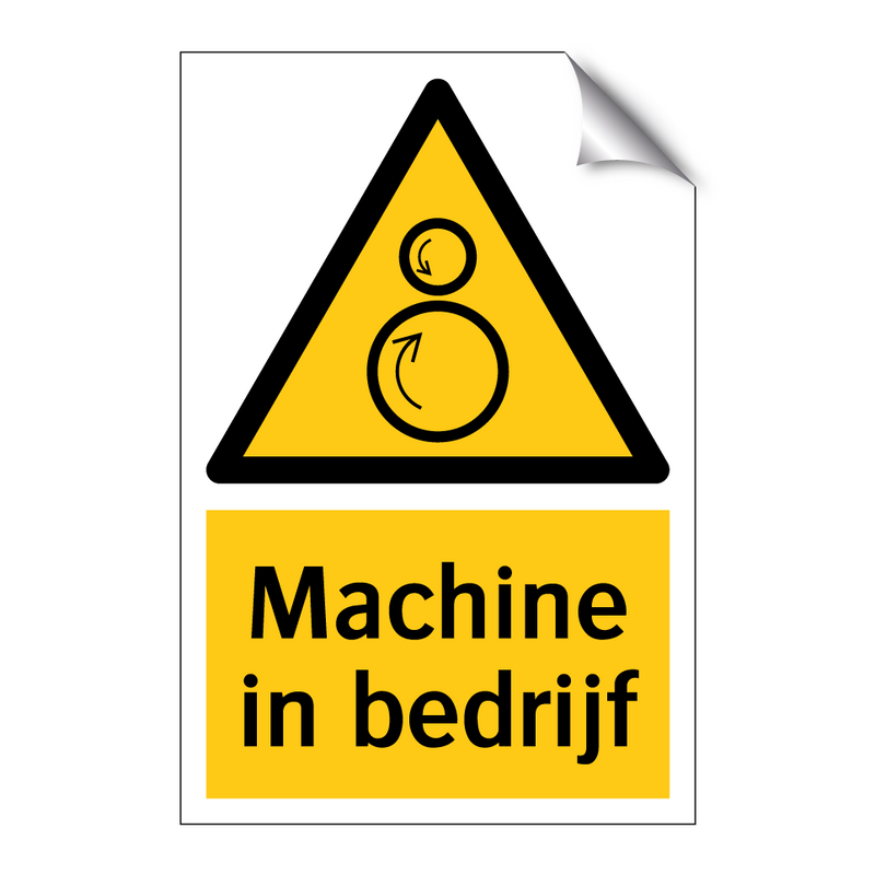 Machine in bedrijf