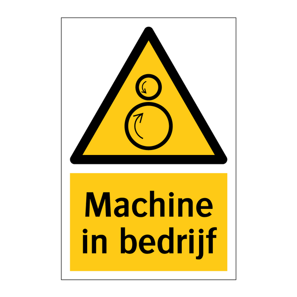 Machine in bedrijf