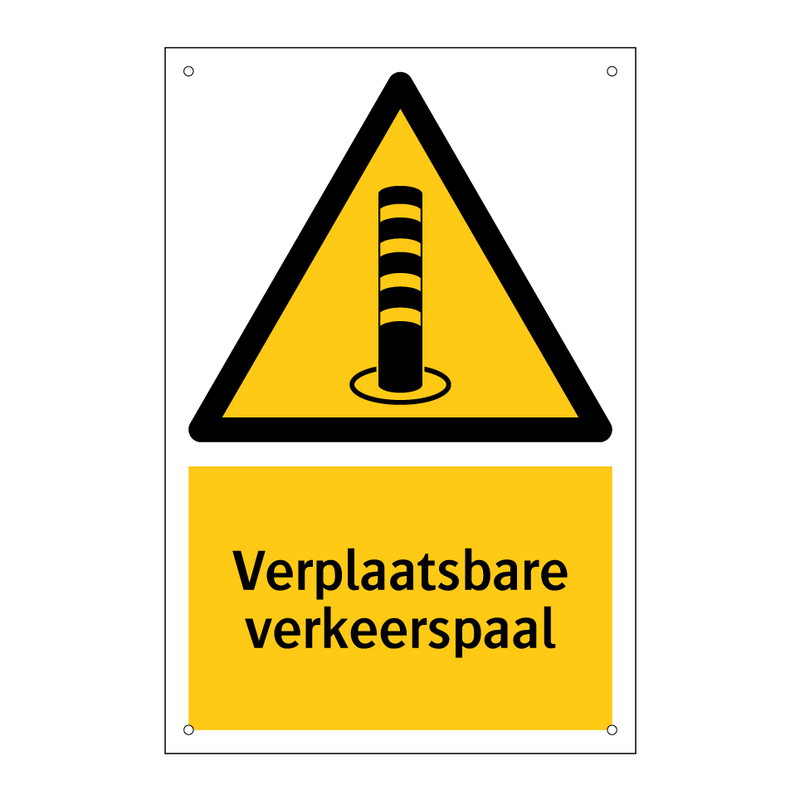 Verplaatsbare verkeerspaal