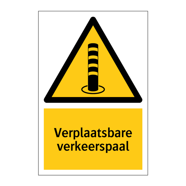 Verplaatsbare verkeerspaal