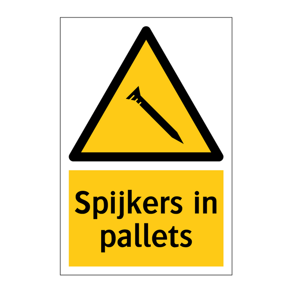 Spijkers in pallets