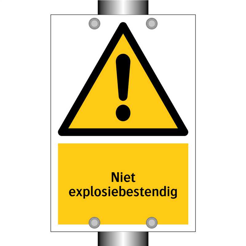 Niet explosiebestendig