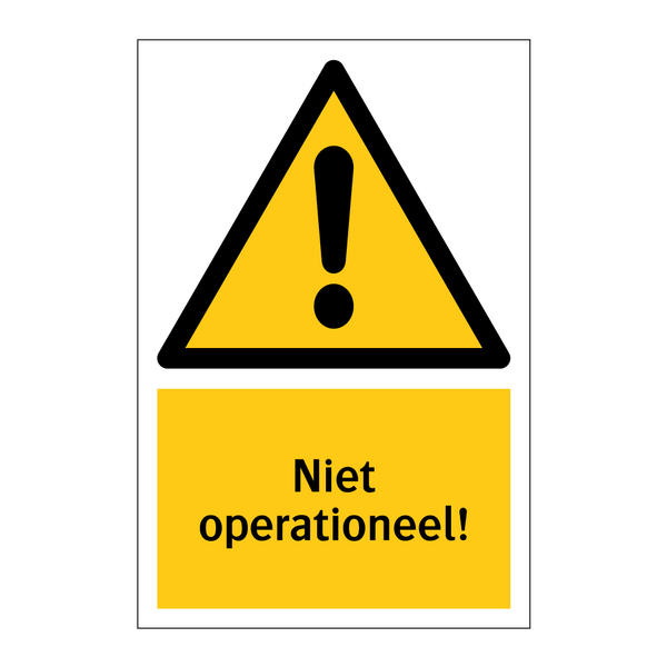 Niet operationeel!