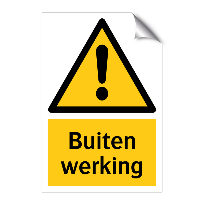 Buiten werking