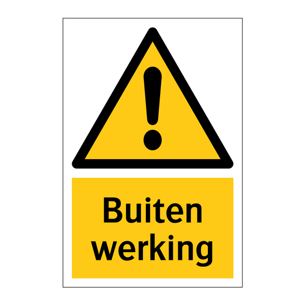 Buiten werking