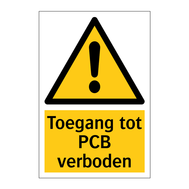 Toegang tot PCB verboden