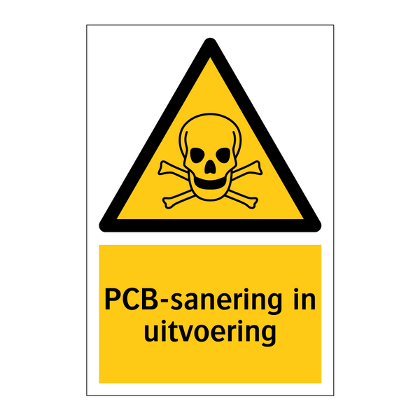 PCB-sanering in uitvoering