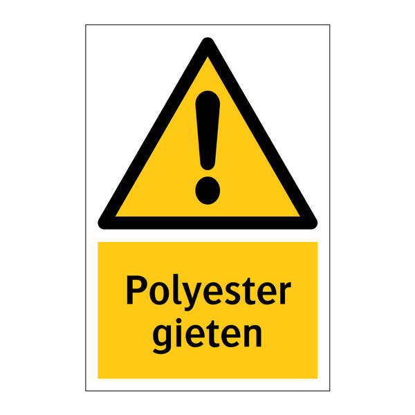 Polyester gieten