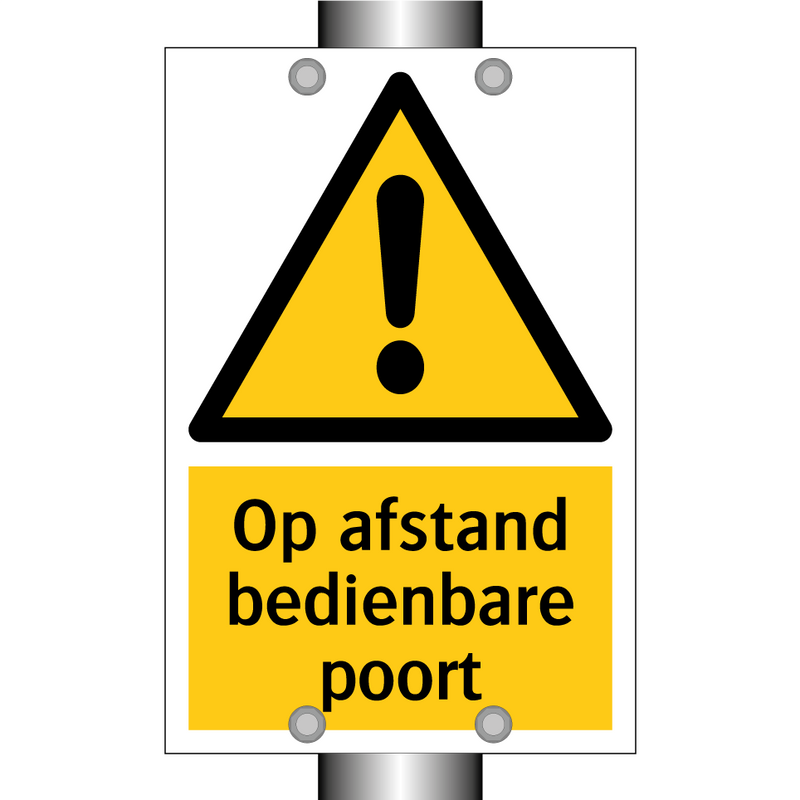 Op afstand bedienbare poort