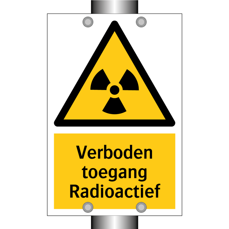 Verboden toegang Radioactief