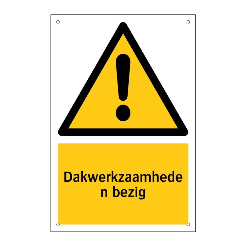 Dakwerkzaamheden bezig