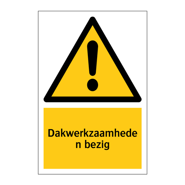 Dakwerkzaamheden bezig