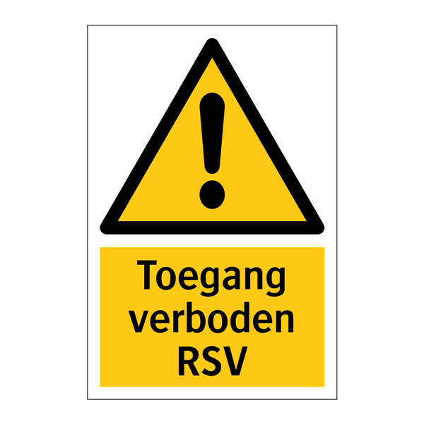 Toegang verboden RSV