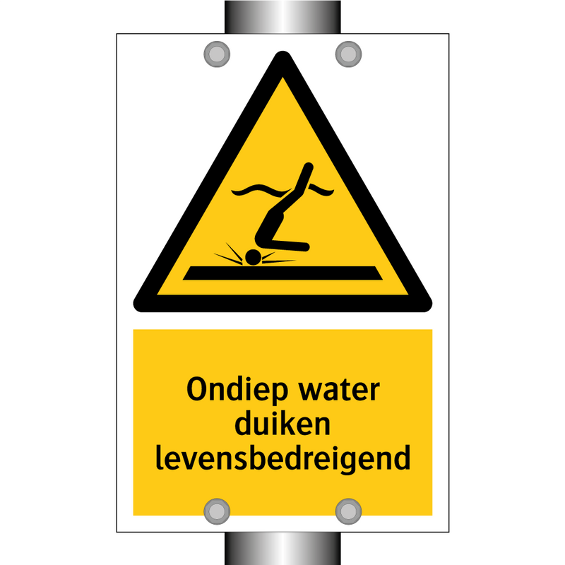 Ondiep water duiken levensbedreigend