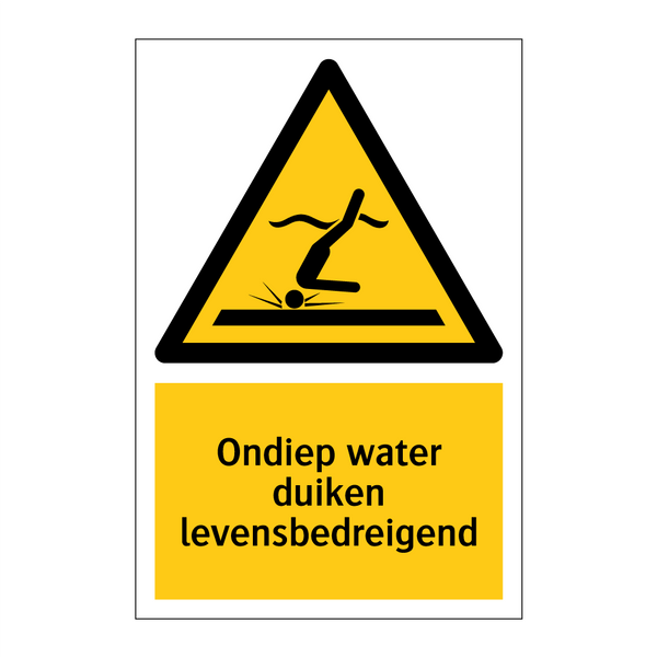 Ondiep water duiken levensbedreigend